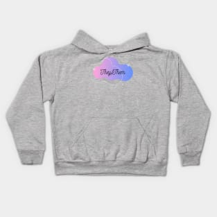 They / Them Pronouns Kids Hoodie